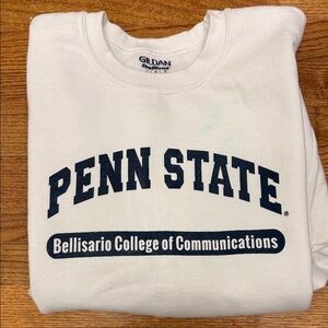 Gildan White Penn State Sweatshirt